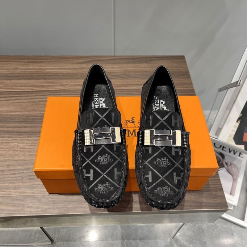 H**mes leather shoes